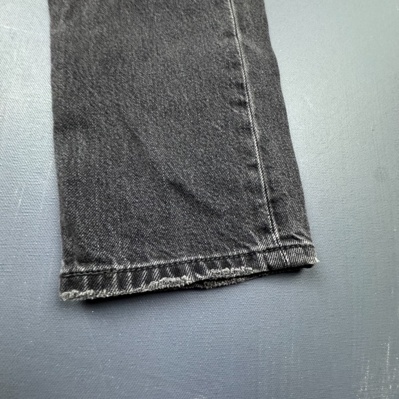 Levi's 501 Skinny Jeans Black Denim Women's Size Small 26 Distressed Premium - Picture 5 of 16